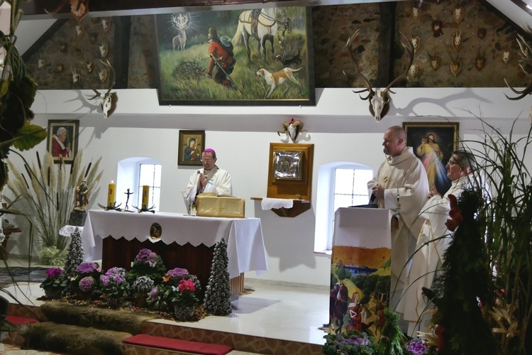 Odpust w kaplicy św. Huberta w Rekowie Górnym