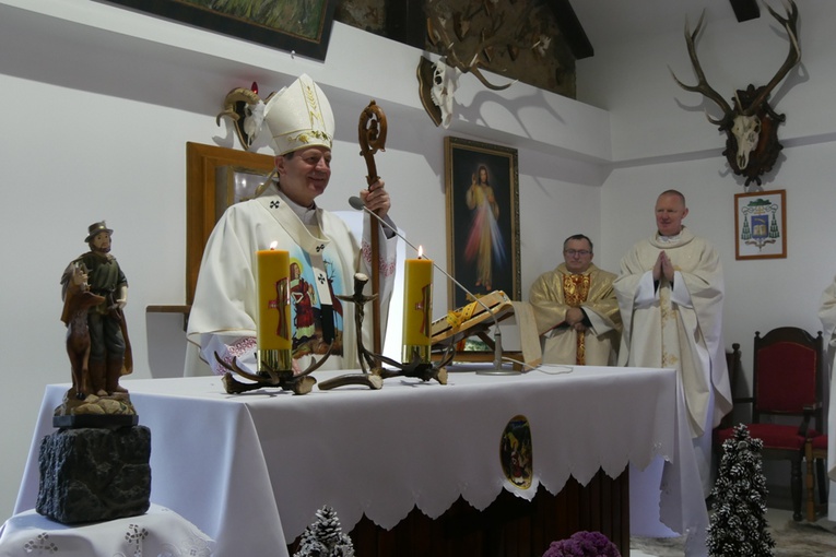 Odpust w kaplicy św. Huberta w Rekowie Górnym