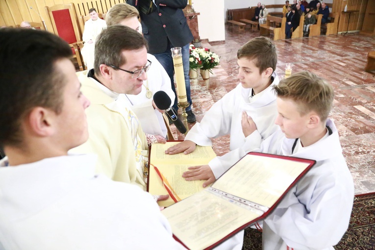 Błogosławieństwo lektorów w Dobrej