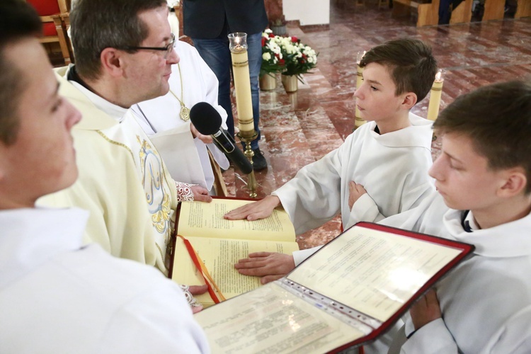 Błogosławieństwo lektorów w Dobrej