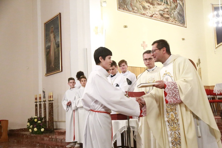 Błogosławieństwo lektorów w Dobrej