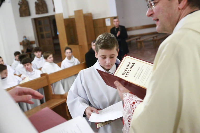 Błogosławieństwo lektorów w Dobrej