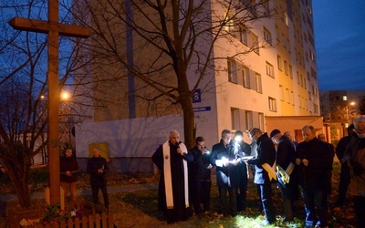 Męski Różaniec na radomskim osiedlu I Południe