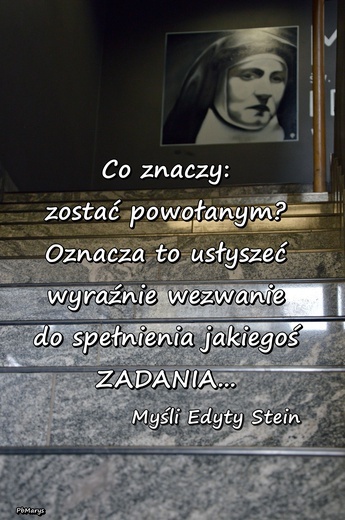 Lublinieckie fotocytaty z myślami Edyty Stein