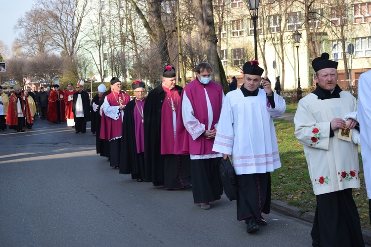 Łowicka proceja z relikwiami św. Wiktorii