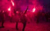 Marsz Niepodległości zakończył się na błoniach Stadionu Narodowego