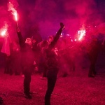 Marsz Niepodległości zakończył się na błoniach Stadionu Narodowego