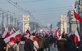 Marsz Niepodległości zakończył się na błoniach Stadionu Narodowego