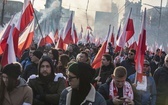 Marsz Niepodległości zakończył się na błoniach Stadionu Narodowego