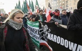 Marsz Niepodległości zakończył się na błoniach Stadionu Narodowego