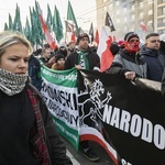 Marsz Niepodległości zakończył się na błoniach Stadionu Narodowego