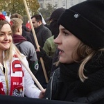 Marsz Niepodległości zakończył się na błoniach Stadionu Narodowego