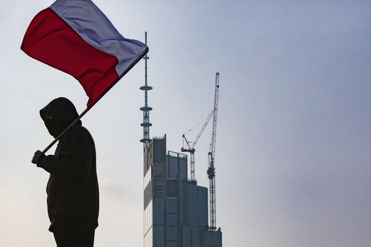 Marsz Niepodległości zakończył się na błoniach Stadionu Narodowego