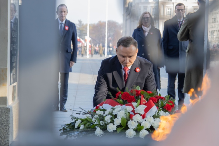 Przed Grobem Nieznanego Żołnierza