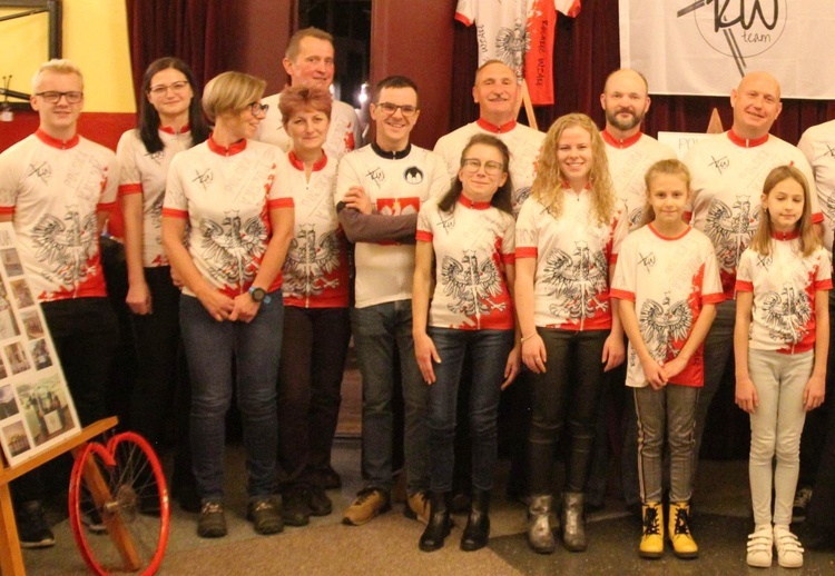 Jubileusz rowerowych wypraw "Rozkręć wiarę" w Żywcu