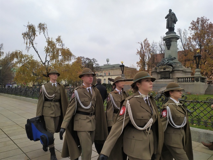 Występ sądeckich "Strzelców" w Warszawie