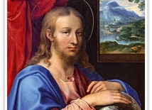 Bartholomeus SprangerZbawiciel świata tempera na desce, II poł. XVI w.Muzeum Ingres Bourdelle, Montauban (Francja)