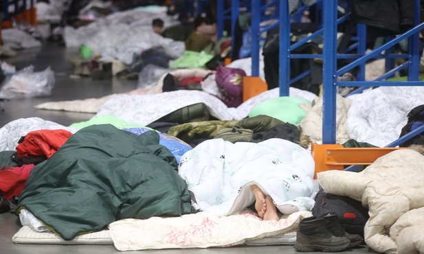 Białoruska Caritas przekazała pomoc dla migrantów
