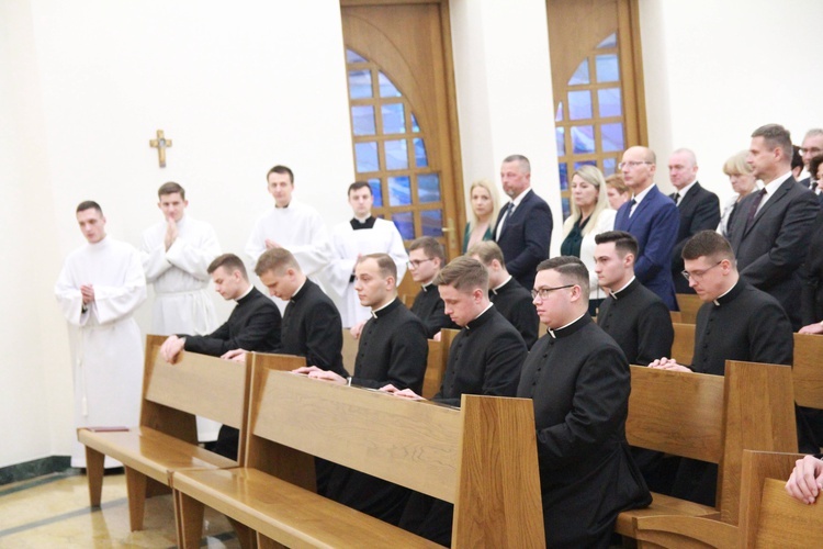 Obłóczyny w seminarium