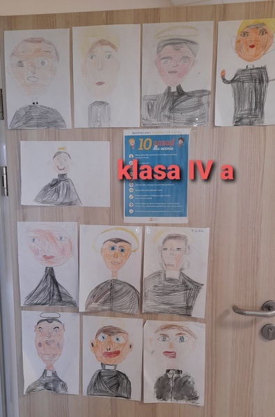 Szkolny konkurs "Z nieba macha ks. Macha"
