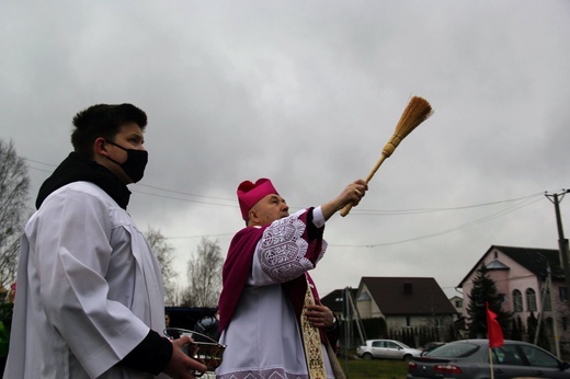 Białoruś: Poświęcenia placu pod budowę kościoła bł. Marianny Biernackiej w Grodnie