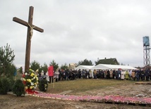 Podczas poświęcenia placu pod budowę Kościoła