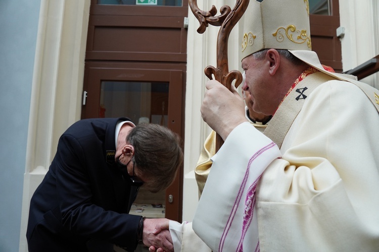 Poświęcenie kaplicy na Dworcu Głównym PKP we Wrocławiu i błogosławieństwo Stacji Dialog PKWP