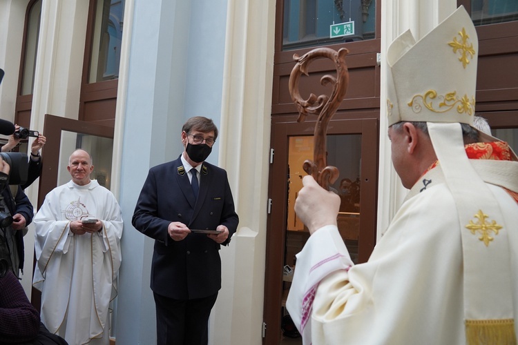 Poświęcenie kaplicy na Dworcu Głównym PKP we Wrocławiu i błogosławieństwo Stacji Dialog PKWP