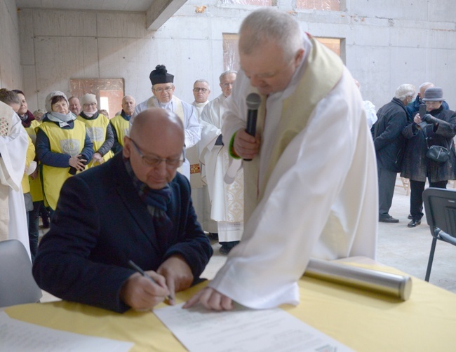 Kamień węgielny pod hospicjum stacjonarne w Sołtykowie