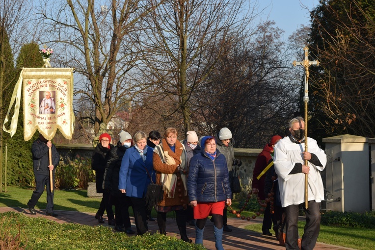 Poświęcenie figury św. Katarzyny w Rzeczycy 