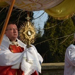 Poświęcenie figury św. Katarzyny w Rzeczycy 