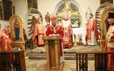 Wspólna liturgia w kościele św. Jozafata w Lublinie.