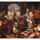 Alessandro Magnasco
Św. Ambroży odmawia Teodozjuszowi wstępu do kościoła 
olej na płótnie, 1700–1710
Instytut Sztuki, Chicago