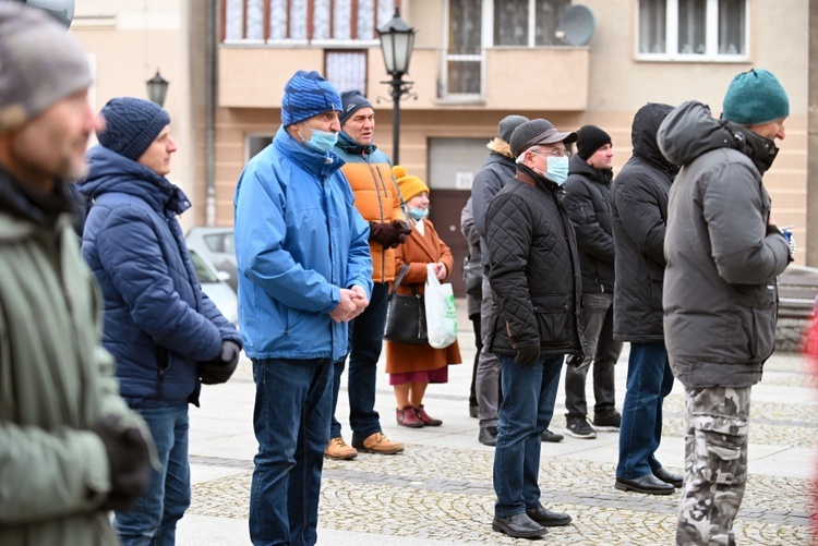 Męski Różaniec ze św. Michałem Archaniołem