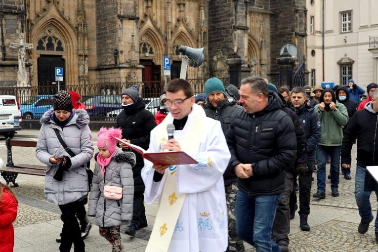 Męski Różaniec ze św. Michałem Archaniołem