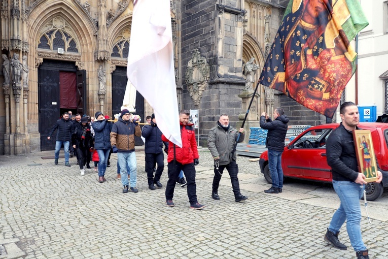 Męski Różaniec ze św. Michałem Archaniołem