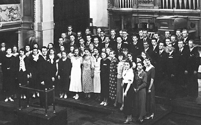 Archiwalne zdjęcie z koncertu w Warszawie, czerwiec 1936 rok.