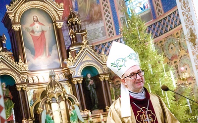 W czasie prymicji biskupich w 2020 r. w rodzinnej parafii NSPJ w Bytomiu- -Szombierkach.
