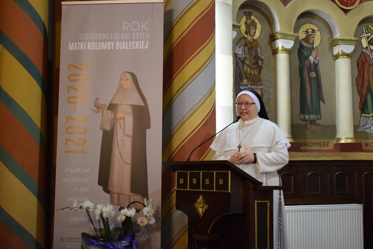 Przełożona generalna Zgromadzenia Sióstr św. Dominika s. Aleksandra Zaręba OP.