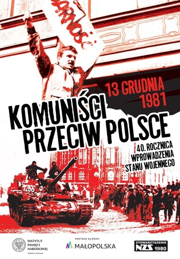 Małopolska. Rozpoczynają się obchody 40. rocznicy wprowadzenia stanu wojennego