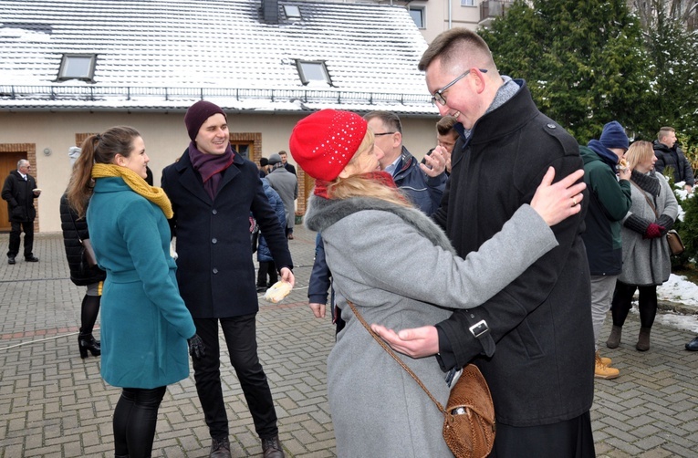 Po święceniach w Głogówku
