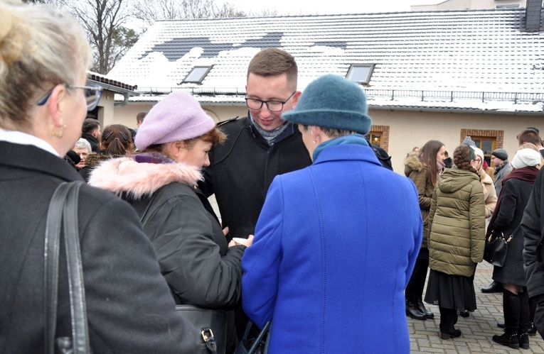 Po święceniach w Głogówku