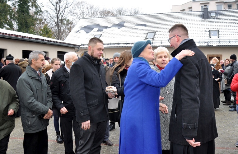 Po święceniach w Głogówku