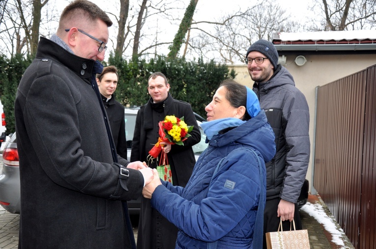 Po święceniach w Głogówku