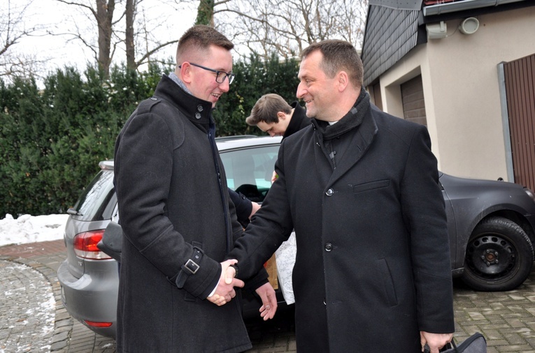 Po święceniach w Głogówku