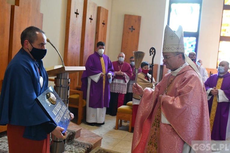 Poświęcenie figury św. Józefa w Nowej Soli