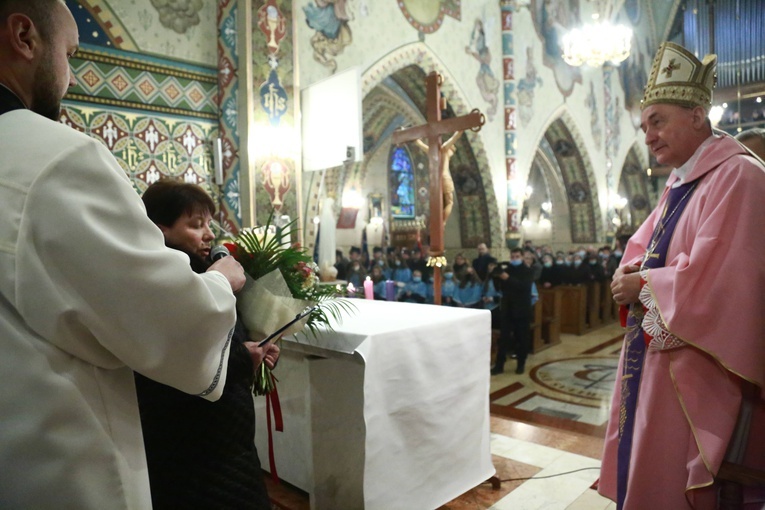 Poświęcenie polichromii w Lubczy