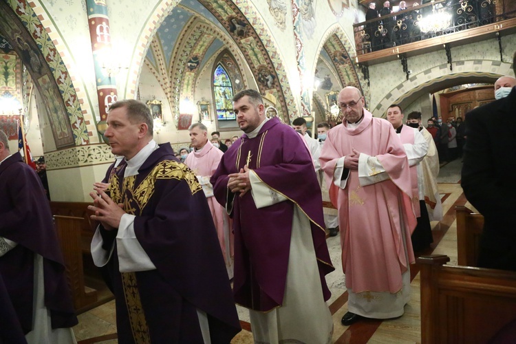 Poświęcenie polichromii w Lubczy