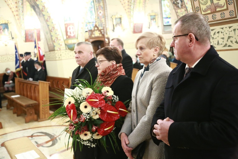 Poświęcenie polichromii w Lubczy