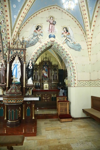 Polichromia kościoła w Lubczy